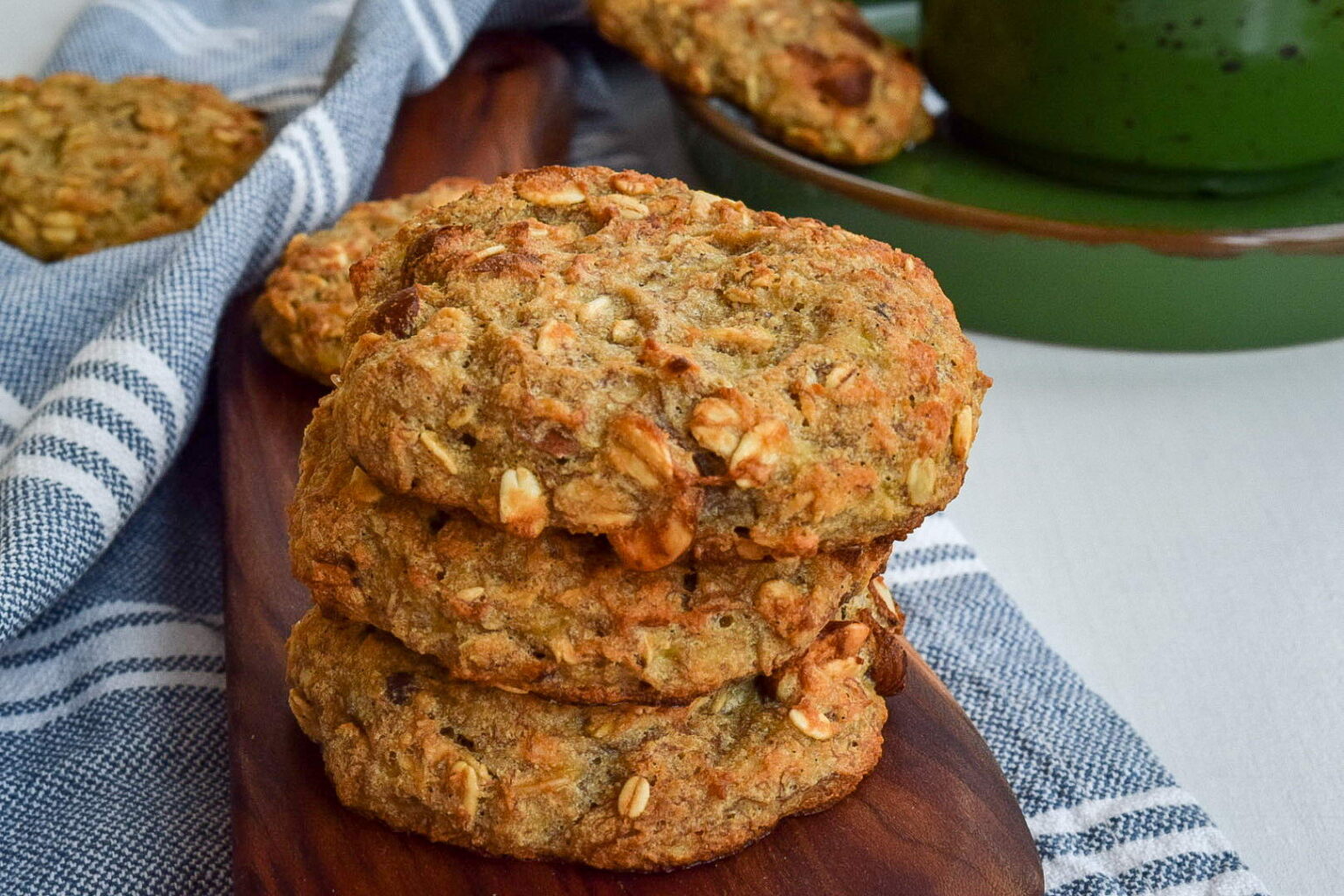 печенье с бананом и сметаной