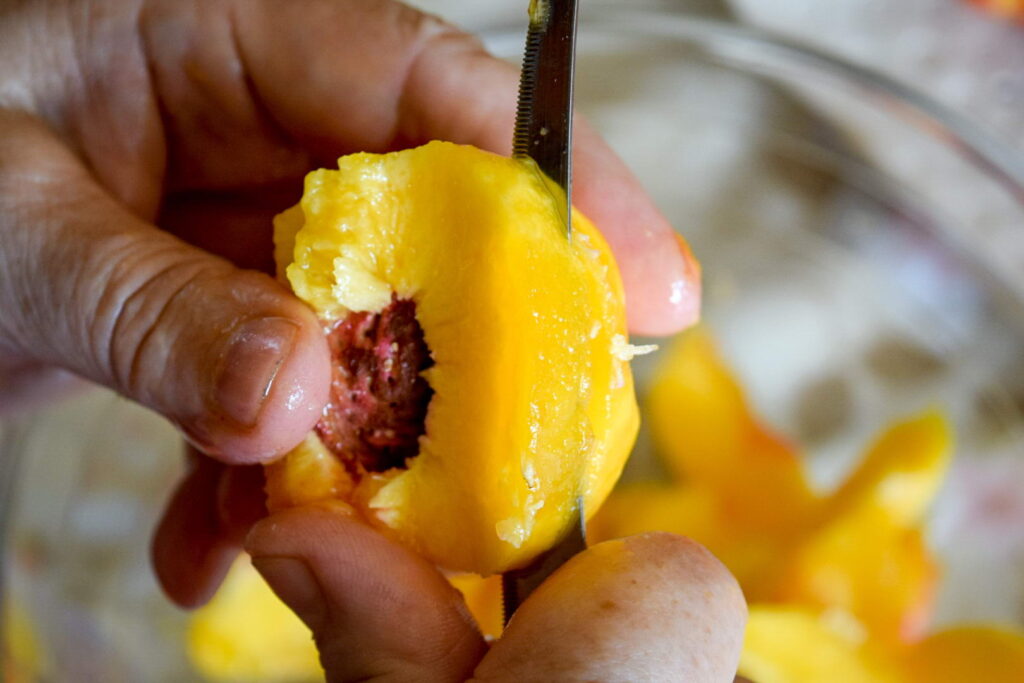 Рецепт персикового варенья «пятиминутка»