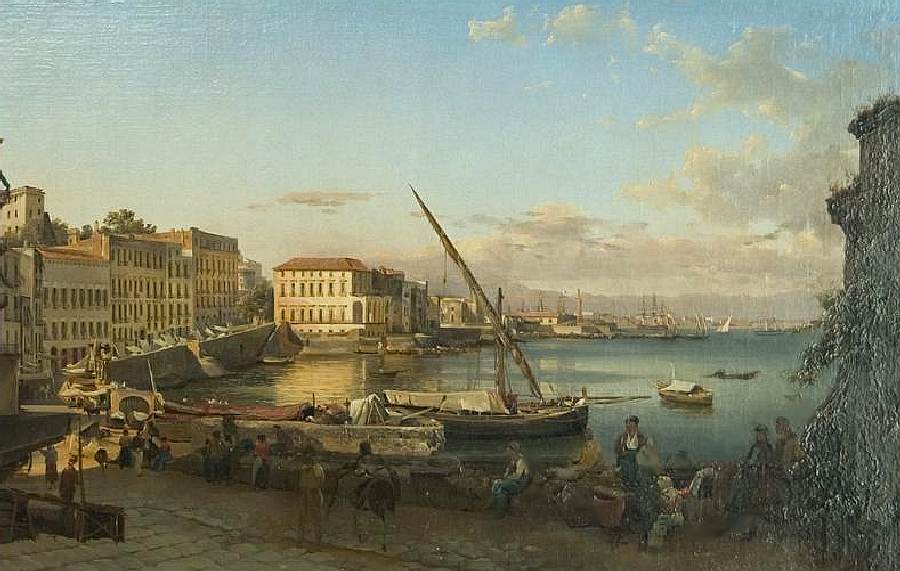 Сильвестр Щедрин — «Набережная Санта Лючия в Неаполе», вторая половина 1820-х