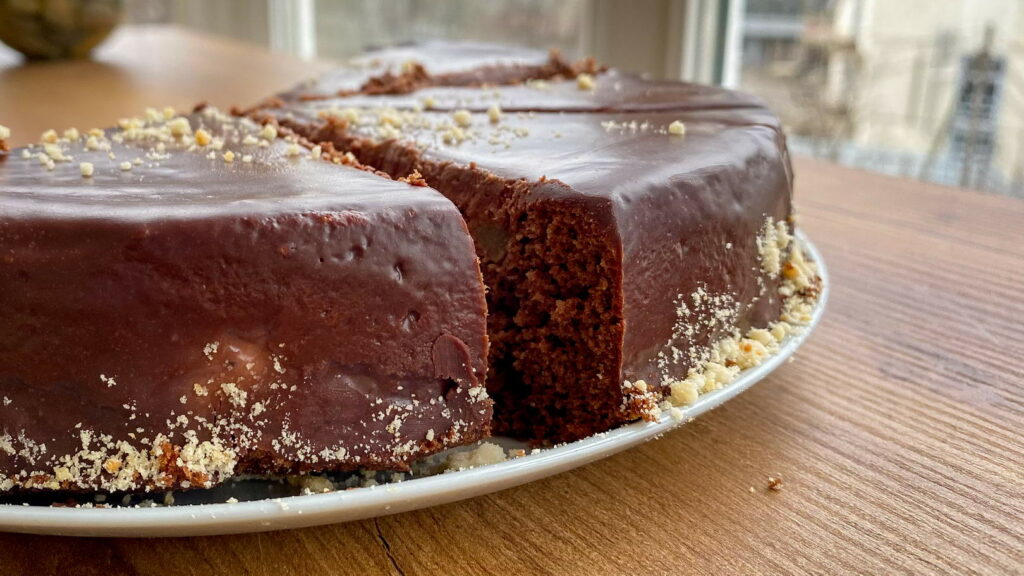 Шоколадный пирог с грушей — рецепт нежного и вкусного десерта