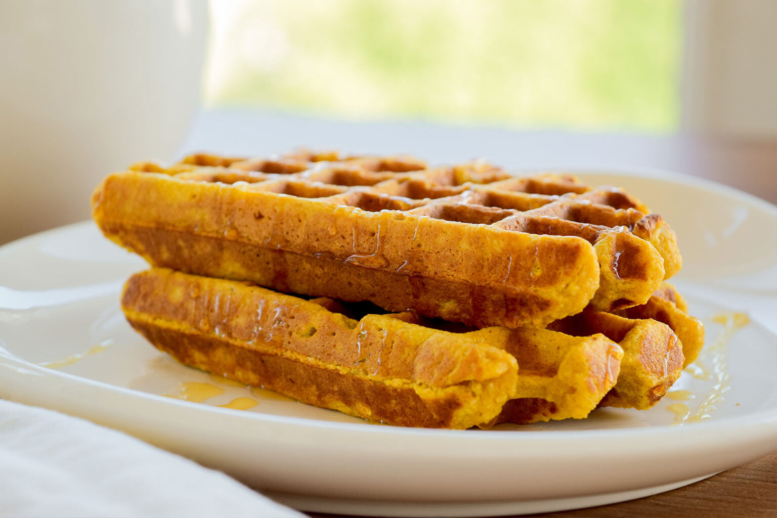 Тыквенные вафли