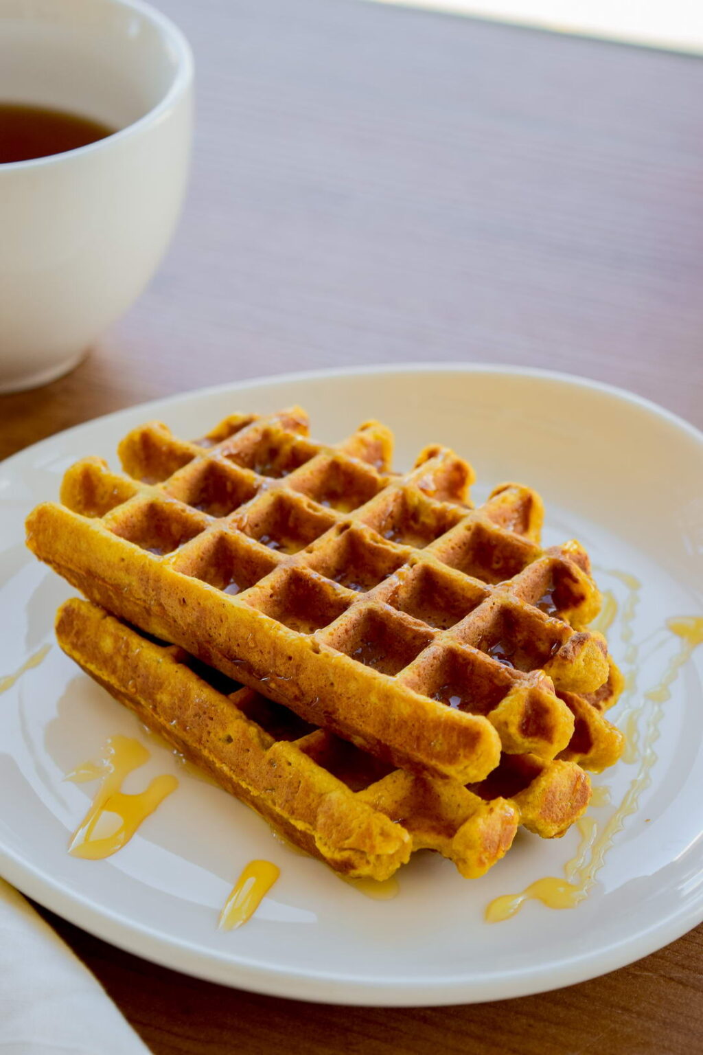 Тыквенные вафли