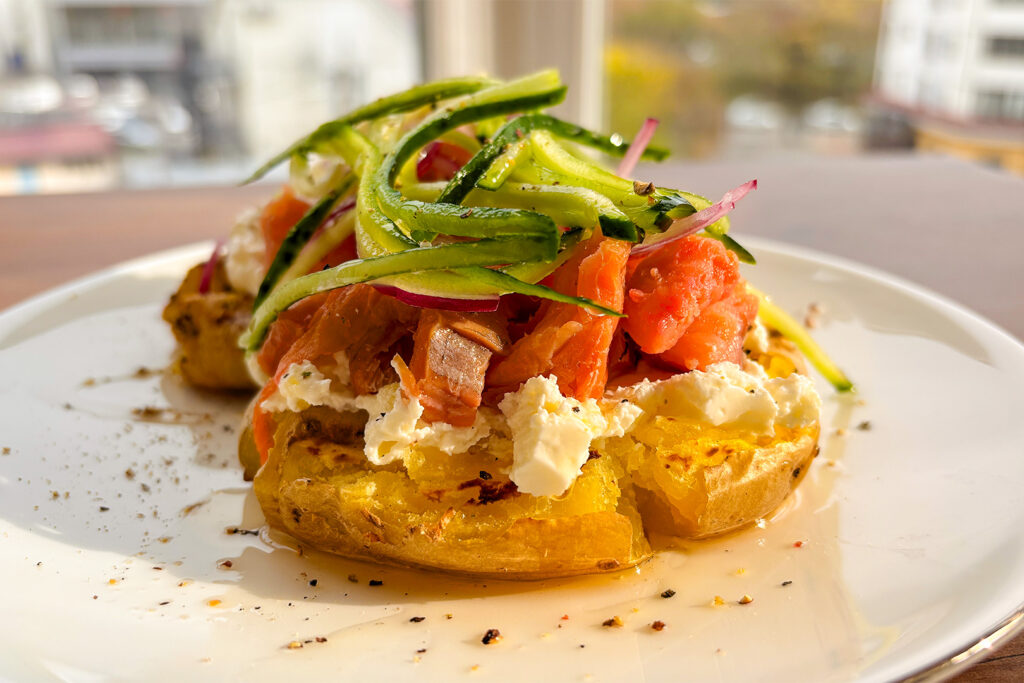 Картофель на гриле с горбушей — когда хочется вкусно, но не хочется долго