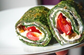 Лепешки из шпината и сыра без муки — быстрый рецепт в духовке